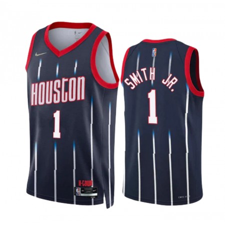 NBA Mænd Trøje Houston Rockets Jabari Smith JR 1 2022-23 Nike City Edition Navy Swingman NBA Mænd Trøje Houston Rockets Jabari Smith JR 1 2022-23 Nike City Edition Navy Swingman